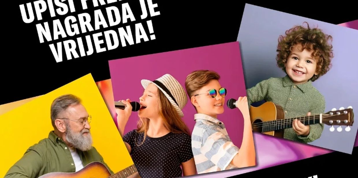 People of all ages joyfully singing and playing guitar.