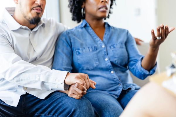 Couple undergoing marriage counseling with a counselor in Billings, MT.