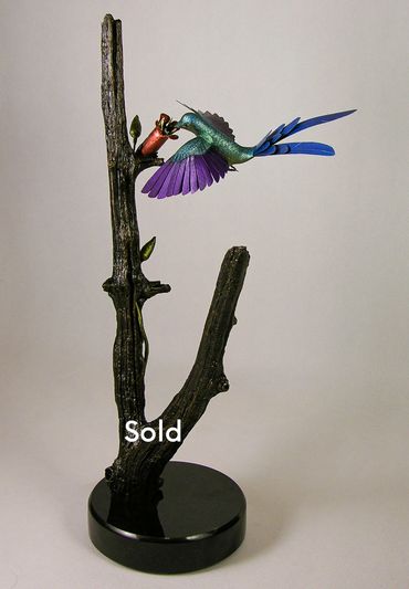 Hummingbird Sculpture