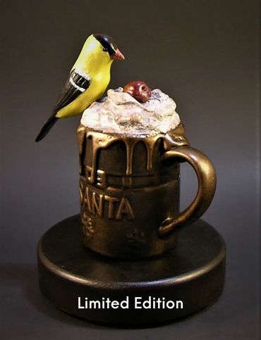 Goldfinch Wildlife Sculpture