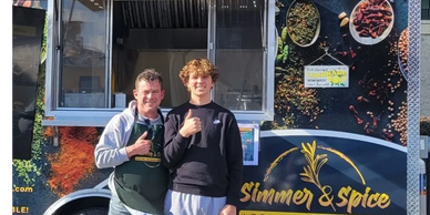 Eric and Jacob with Simmer & Spice