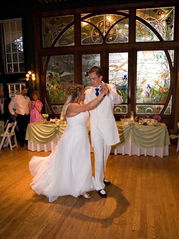 One of my wedding couples dancing their first dance the Tango.