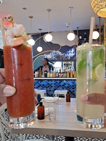 Bloddy Mary and Virgin Mojito