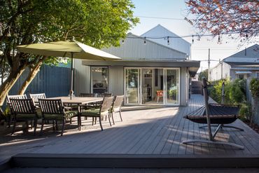 staged outdoor living