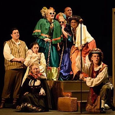 Into the Woods - cast photo (Leaf in the Wind Photography)