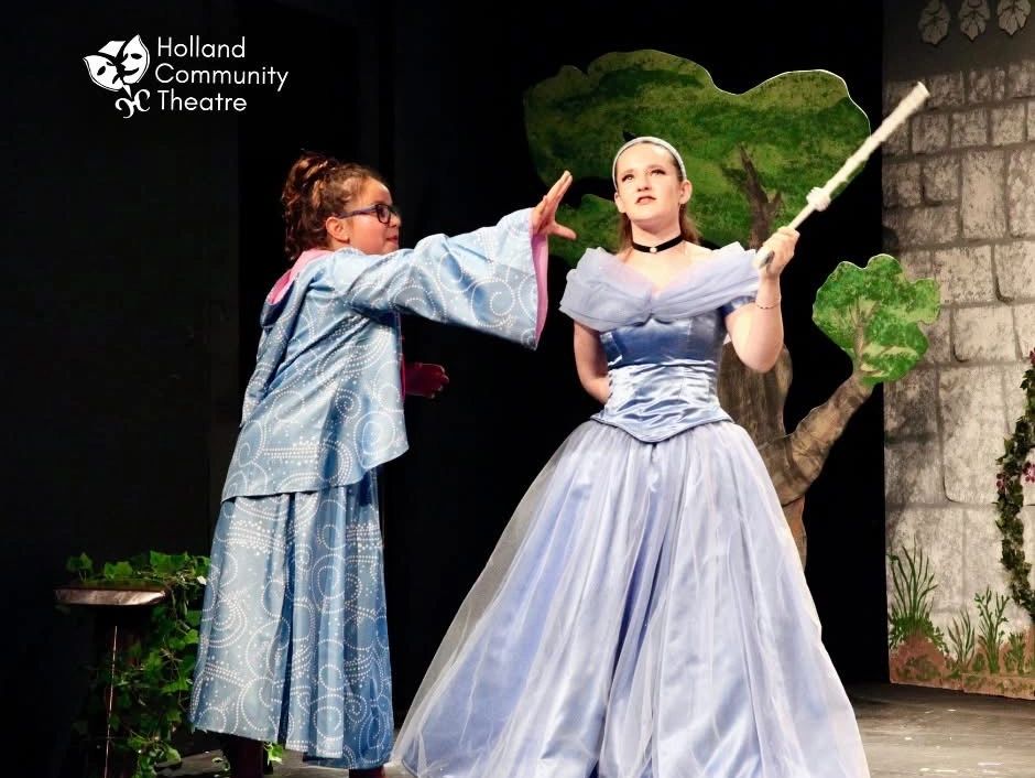 The Princess Who Had No Name - Fairy Godmother and Cinderella (Photographer: Caitlin Bales)