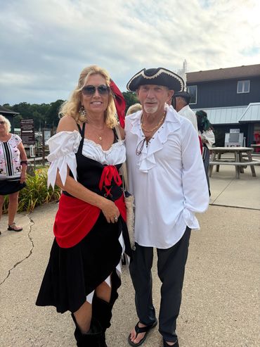 Pirate couple in Saugatuck, MI