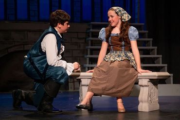 Cinderella and Prince - the slipper fits!