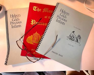 Pro-life materials developed by Msgr. Reilly.