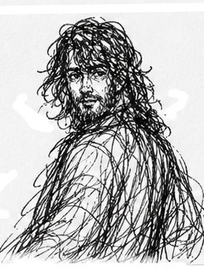a doodle of the Fuzzy Logic guy