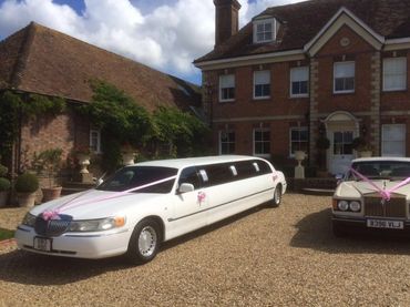 White Limo, Bournemouth, Dorset, Hampshire, Travel in style limos, rolls royce, wedding, proms, limo