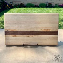 Cutting boards mixed woods carpentry charity SickKids cutting boards live edge lumber Toronto