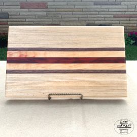 Cutting boards mixed woods carpentry charity SickKids cutting boards live edge lumber Toronto