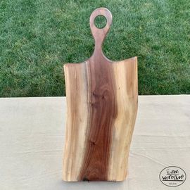 Toronto charity SickKids kids charcuterie boards live edge lumber cutting boards walnut carpentry