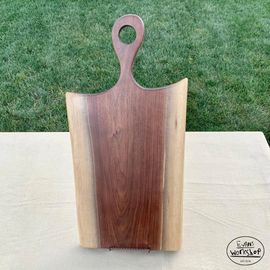 Toronto charity SickKids kids charcuterie boards live edge lumber cutting boards walnut carpentry