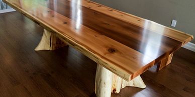 Live edge dining tables 