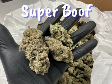 Super Boof buds available at the dispensary.