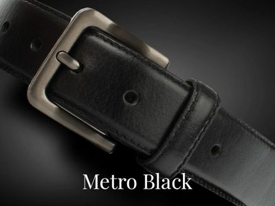 Nickel Free Belt with black leather strap