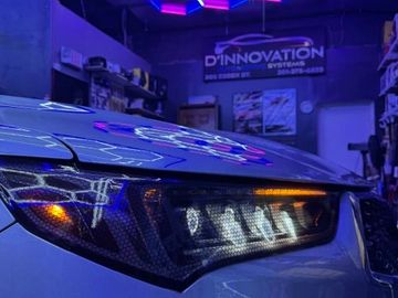 Head lights smoke tint