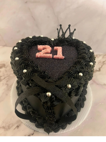 IMAGE- 6 INCH 2-LAYERED HEART CAKE