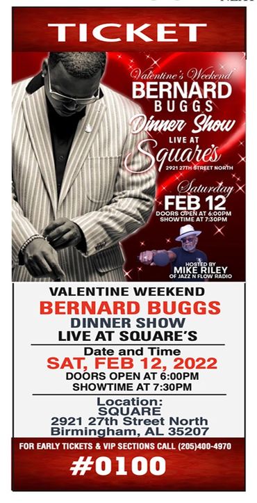 Ticket for Valentine's Weekend Custom Printed Raffle Tickets