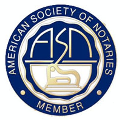 Logo of the American Society of Notaries member.
