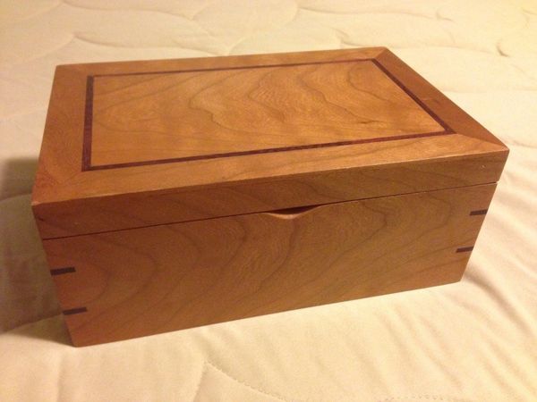 Cherry/Purpleheart box