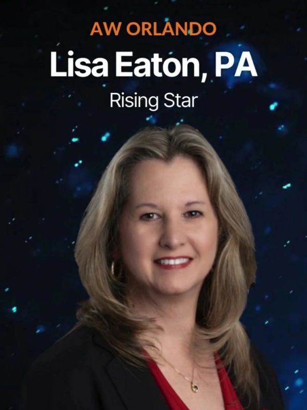 Proud to be recognized as a Rising Star at Avanti Way Orlando.