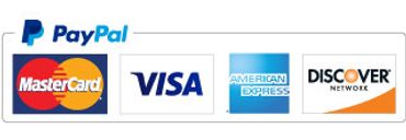 Visa, Mastercard American Express, Discover