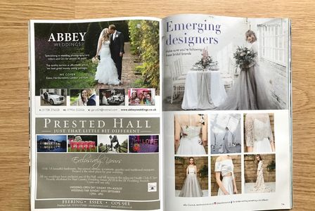 Abbey Weddings advert in wedding magazine