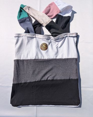 Once worn, almost forgotten—now reborn as a bag that works harder than it ever did on your back.
