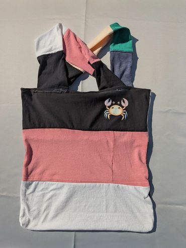 Once worn, almost forgotten—now reborn as a bag that works harder than it ever did on your back.