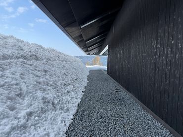 Iwa in Toyama in winter with snow