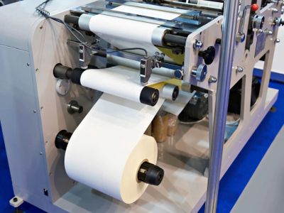 Adhesive direct thermal label rolls for warehouse shipping and inventory management