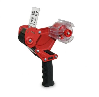 Handheld packaging tape dispenser for carton sealing