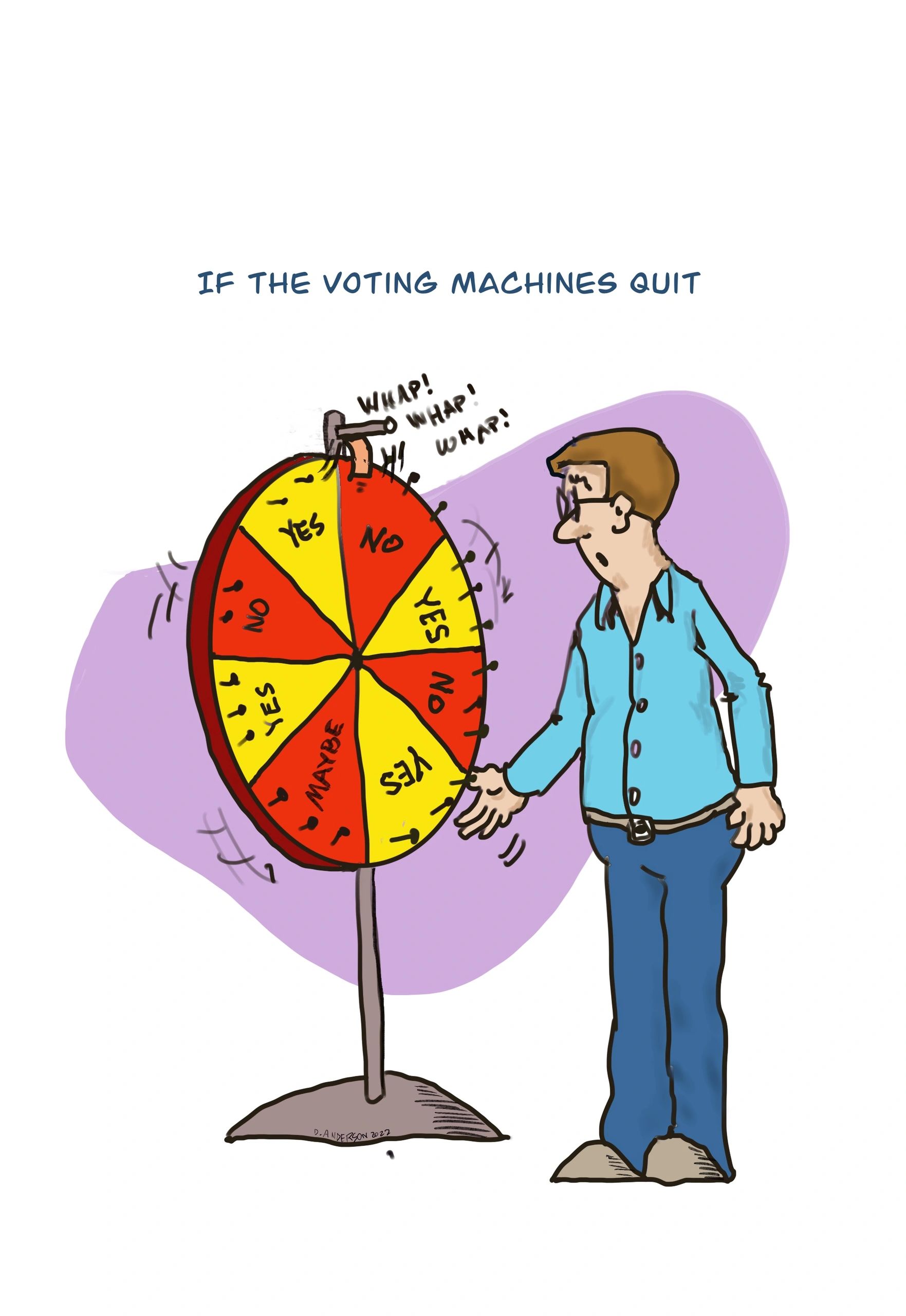 voting machines quit