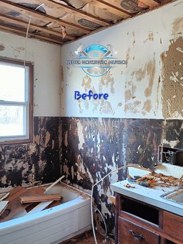 1930s bathroom before