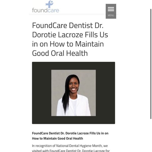 black dentist