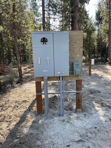 Outdoor electrical cabinet control panel