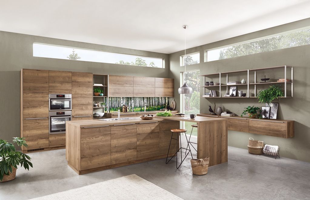 Nobilia Structura Havana Oak wood effect kitchen