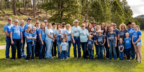 The picture on the right was taken at our 50th Wedding Anniversary Celebration in the Black Hills of