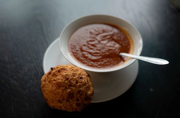 Freshly made soups and scones