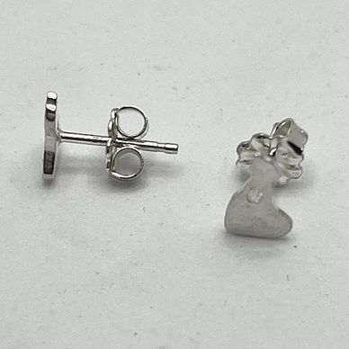 Block Island mini charm stud earrings