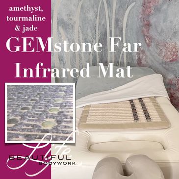 Calming Infrared Therapy Gemstone Mat best Massage performers immunity pain relief injury rehab
