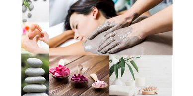 spa relaxation massage therapy face masks heat and ice therapy luxury experience