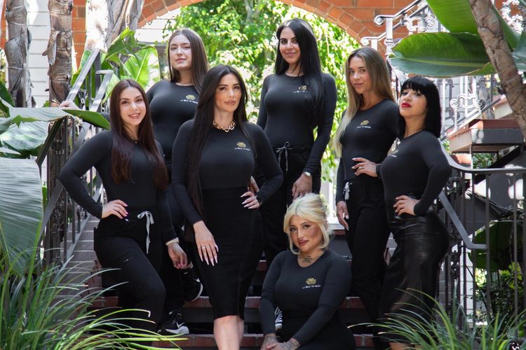 Group picture of employees at la belle vie medspa