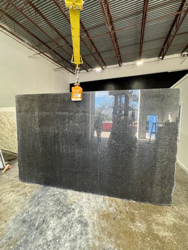 A black Granite With some gold