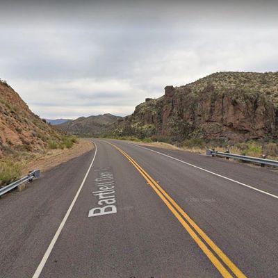 good driving road in Arizona to Bartlett Lake