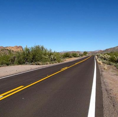 good driving road in Arizona on AZ-188