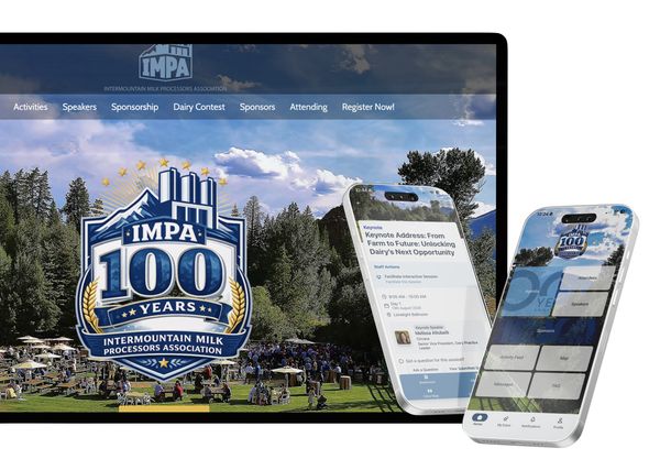 IMPA 100 Years event with mobile app and website.